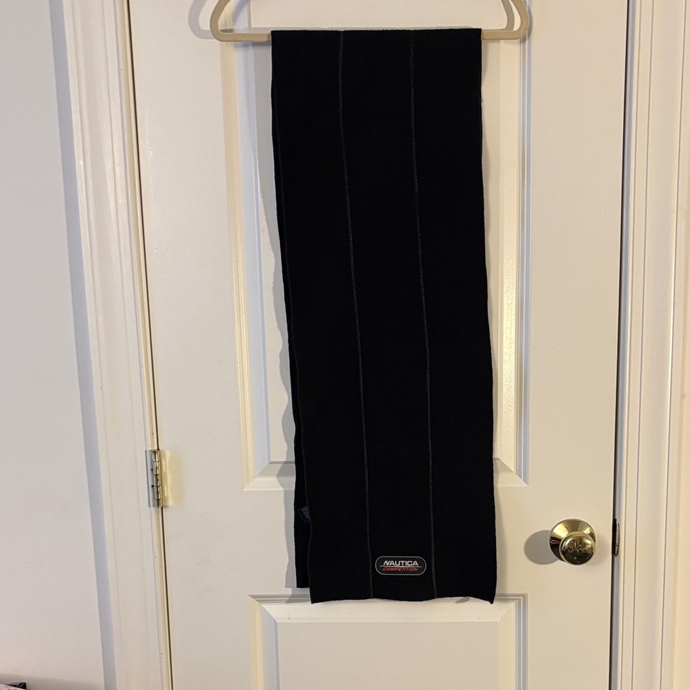 Nautica Black Fleece Scarf
